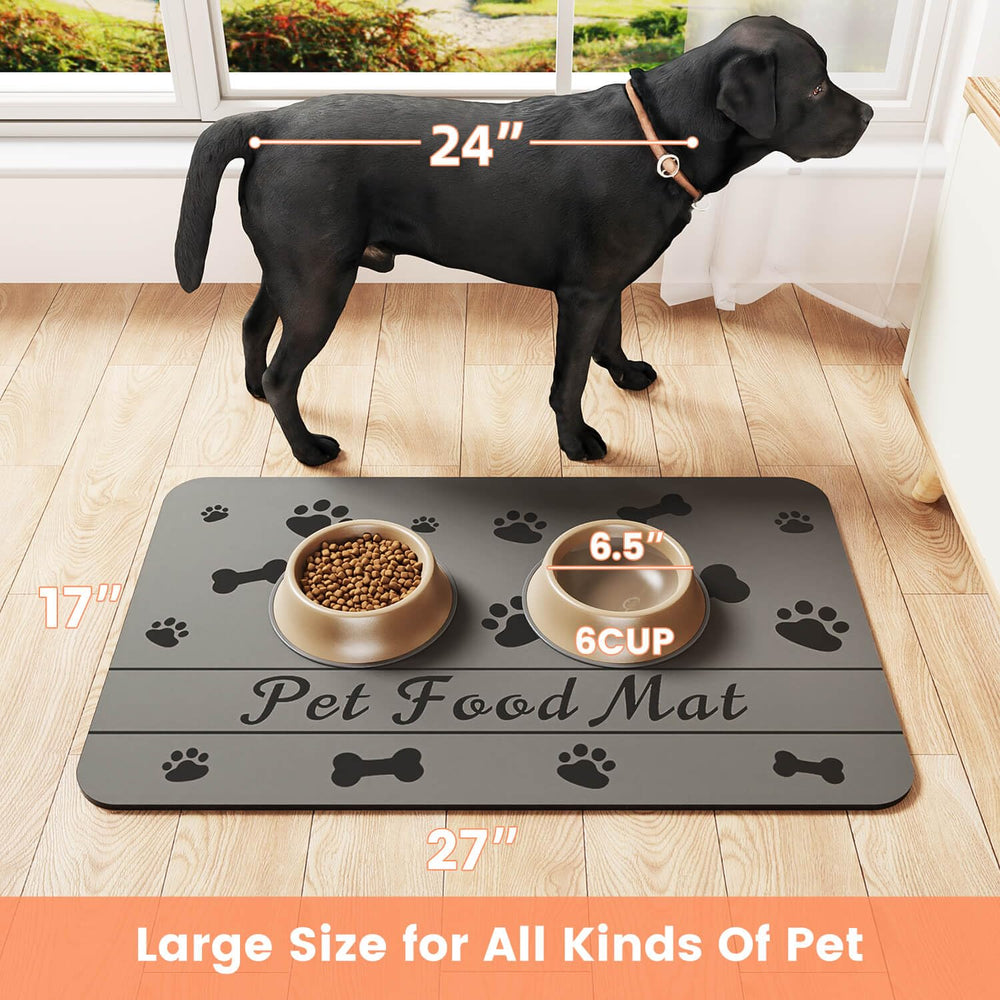 DK177 versatile mat fits cats and dogs, with generous 24x16 inch size.