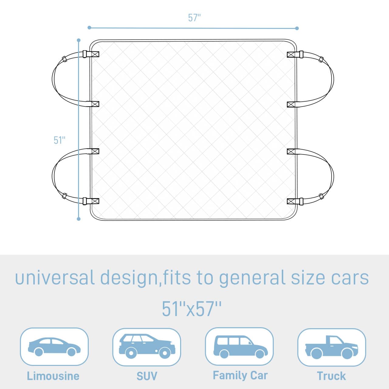 DMS PROTECTOR waterproof-fabric shields seats from mud and spills