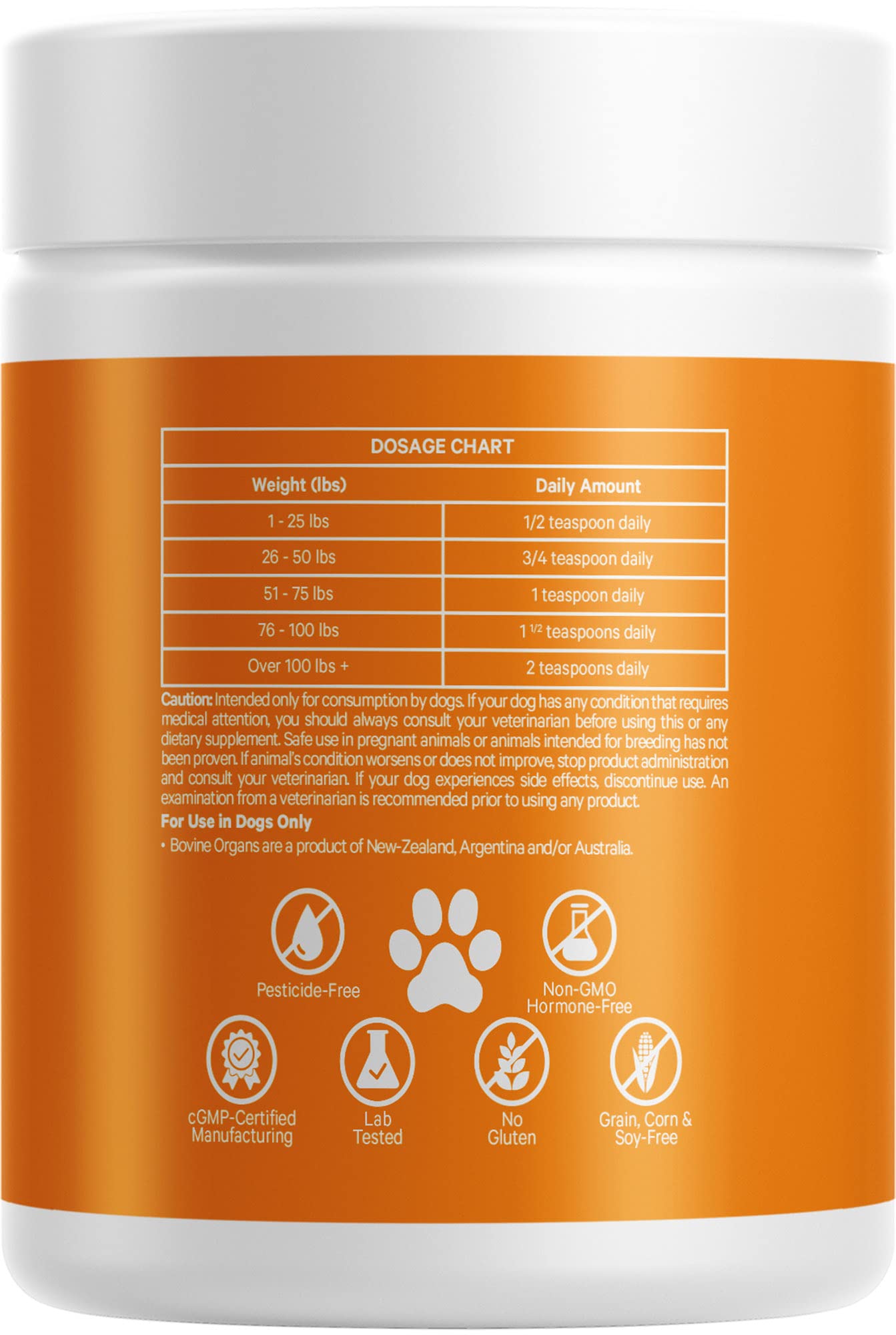 DNA PET Dog bowl with powder sprinkle: effortless daily supplement routine