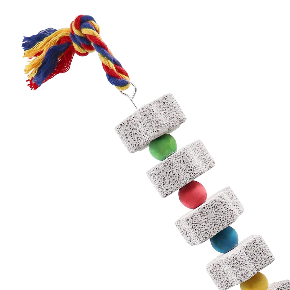 Dnoifne hanging teething toy with cotton rope for easy placement
