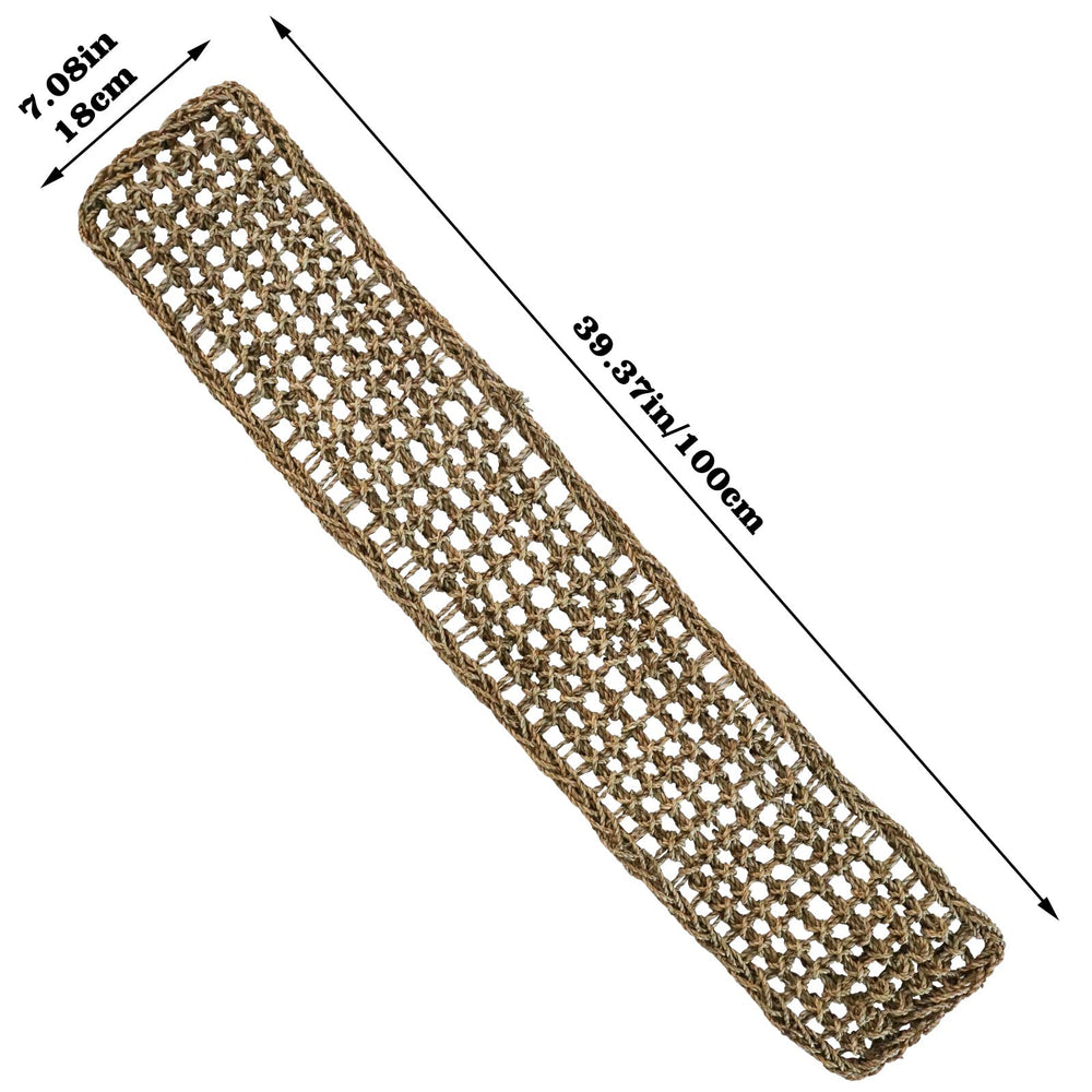Dnoifne size-39x7 seagrass-mat fits diverse cages for perch and rest