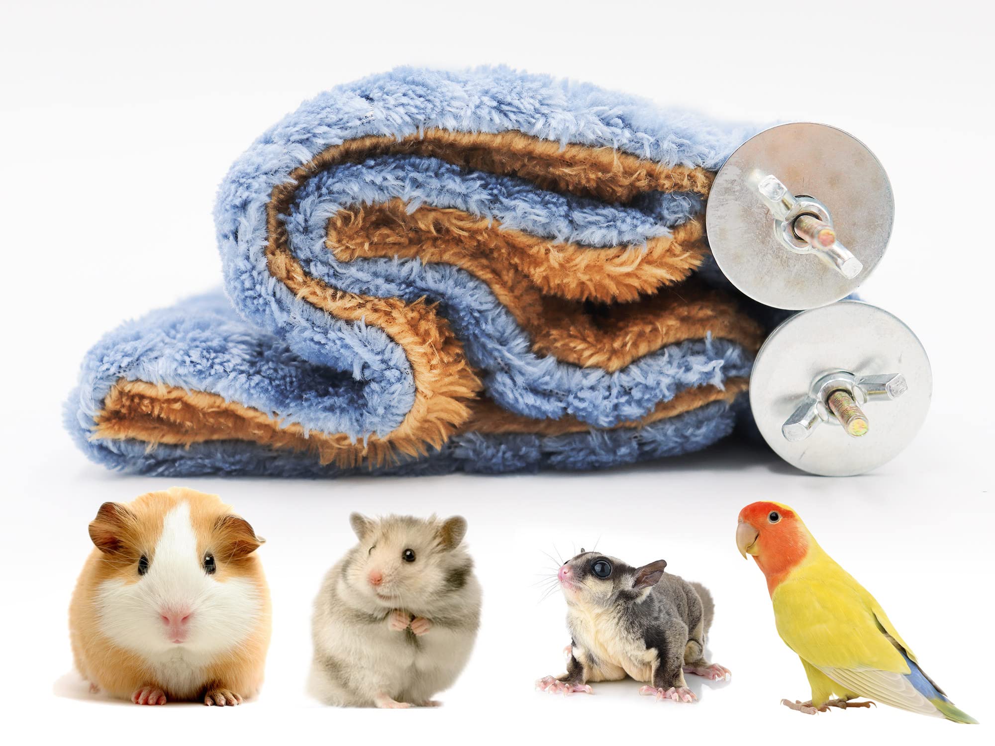Dnoifne fleece winter rat hammock two styles display for versatile nesting options