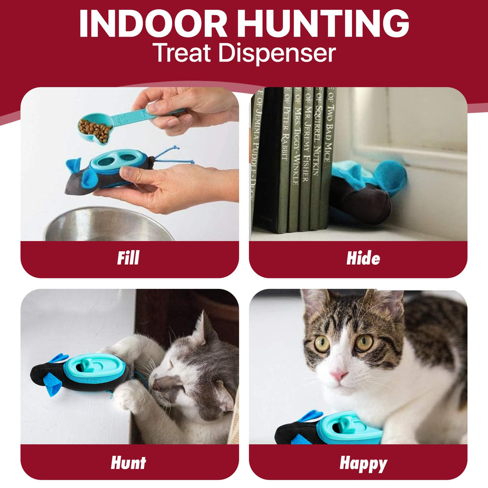 Doc & Phoebe's SPOT Cat Hunting Feeder durable material shown for long-lasting use