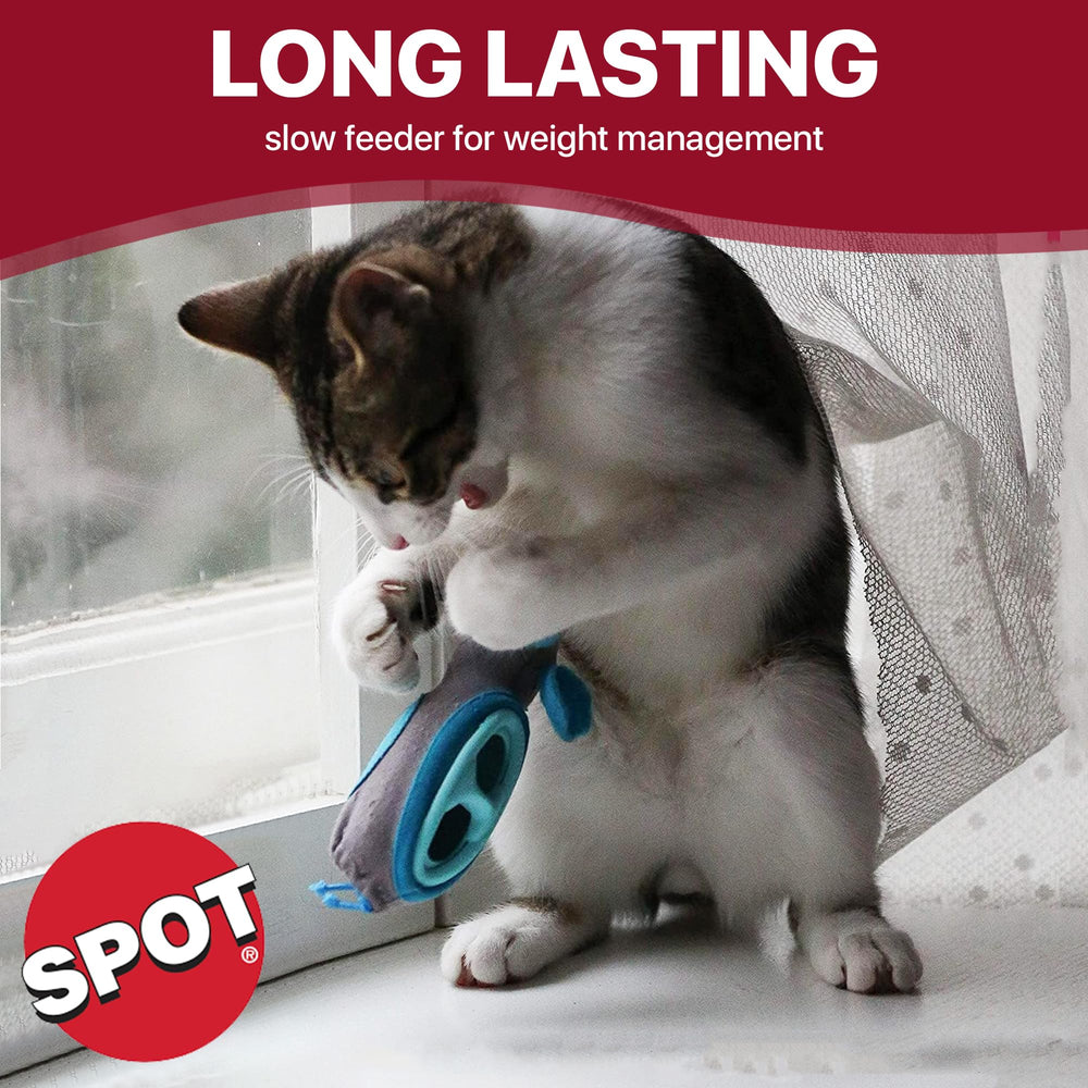 Doc & Phoebe's SPOT Cat Hunting Feeder easy-clean design with removable parts for hygiene