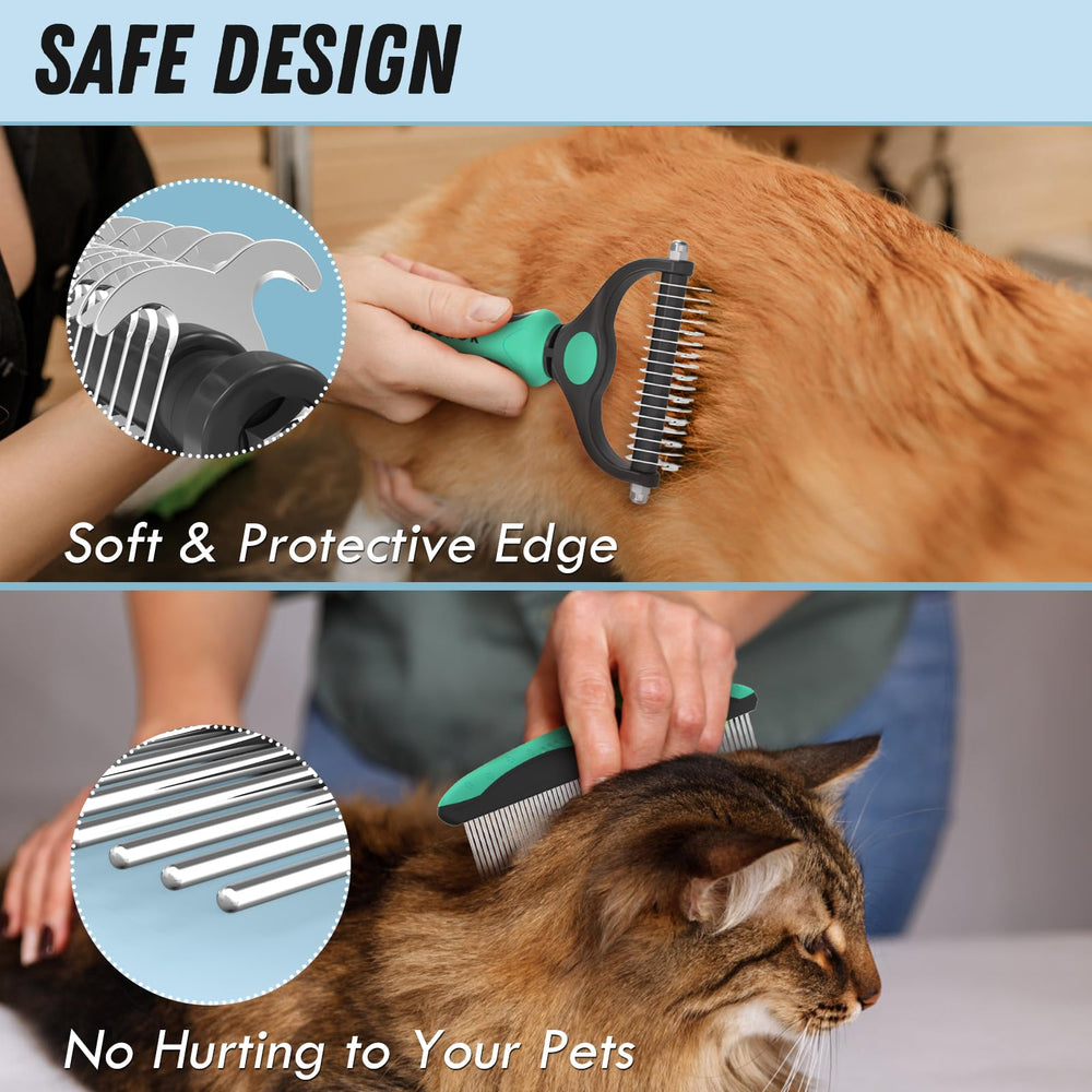 Docrok metal teeth comb highlighting durable design for detangling and smoothing.