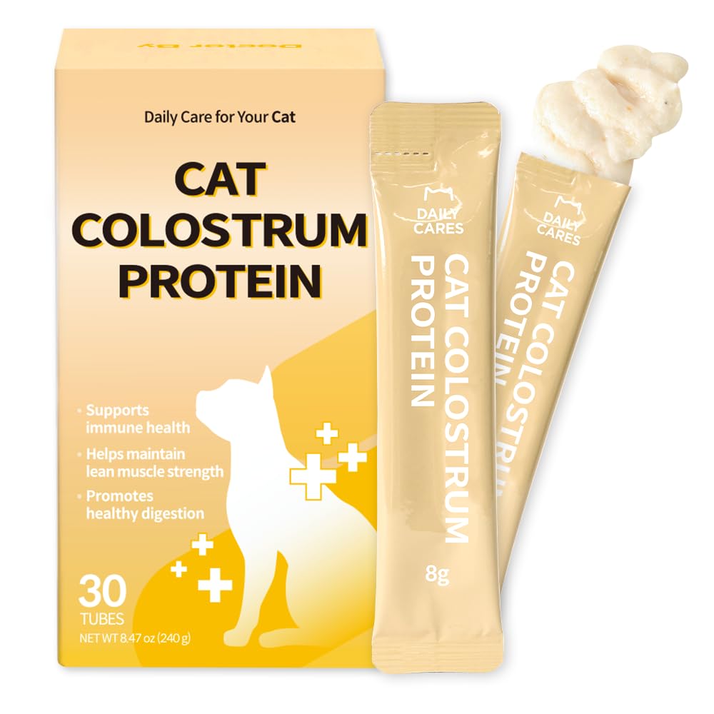 Doctor By Cat Colostrum Protein bottle pour for easy serving
