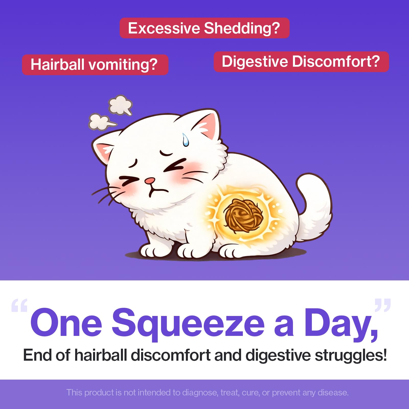 Doctor By HB Care hairball tubes in box ready for daily feline care.