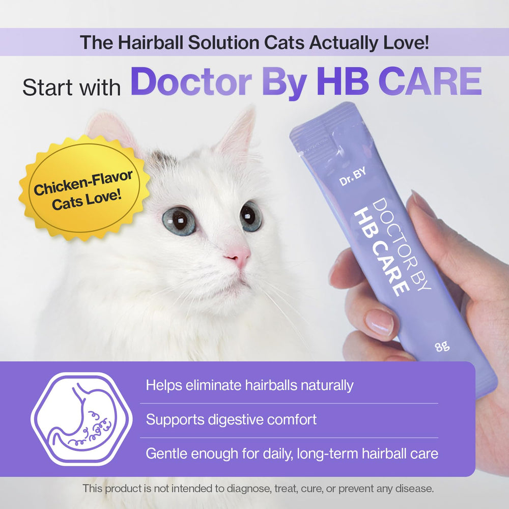 Doctor By HB Care lickable chicken flavor tubes cats love during feeding.