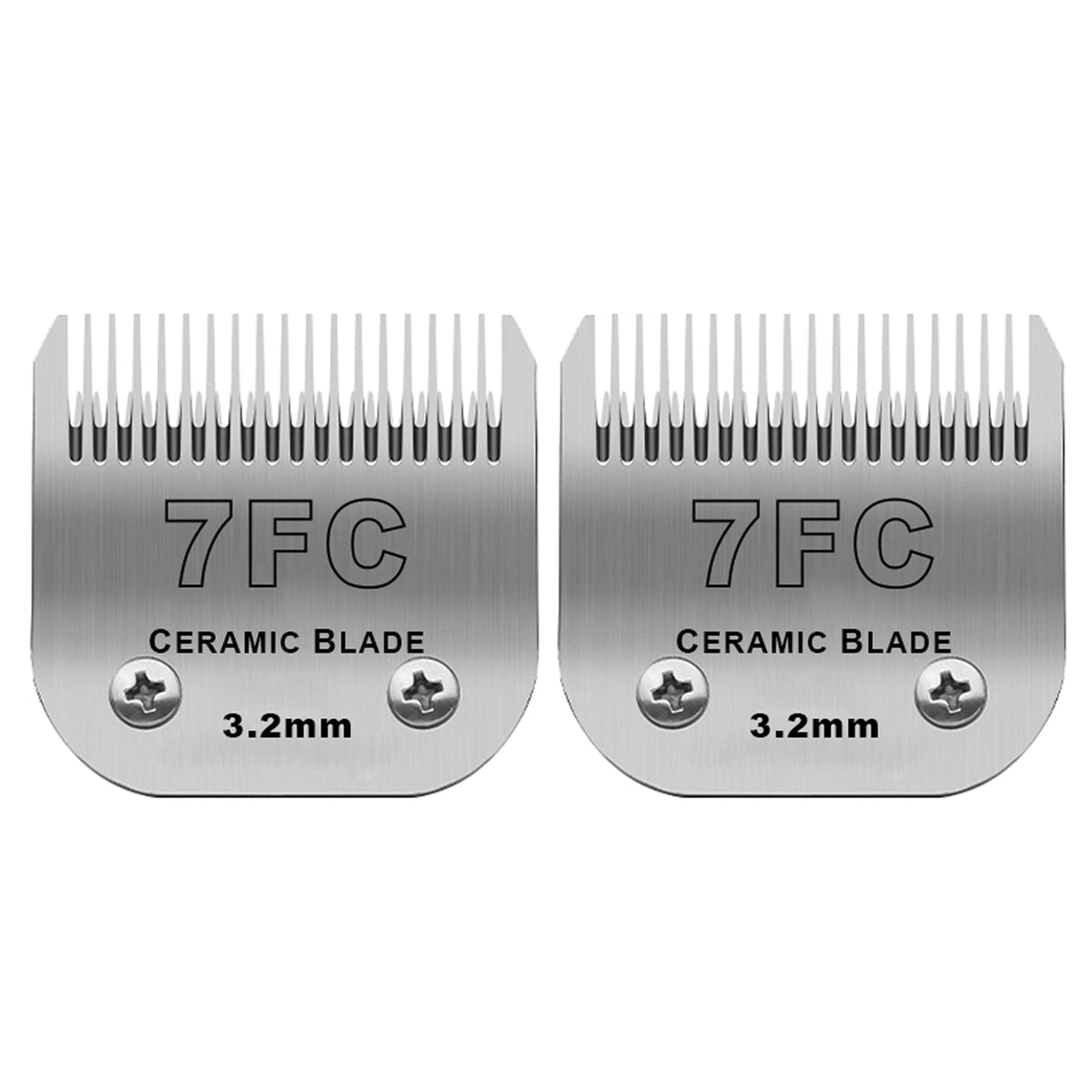 DODAER 2-pack detachable clipper blades 7FC for precise 3.2mm cuts