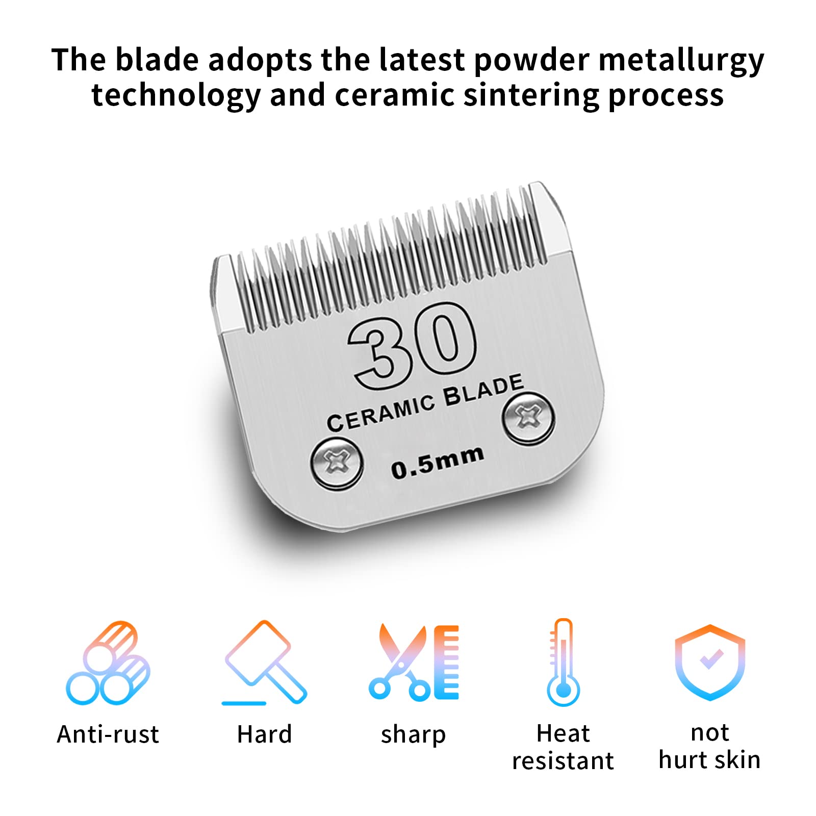 DODAER 30# blades pack close-up showing sharp edges