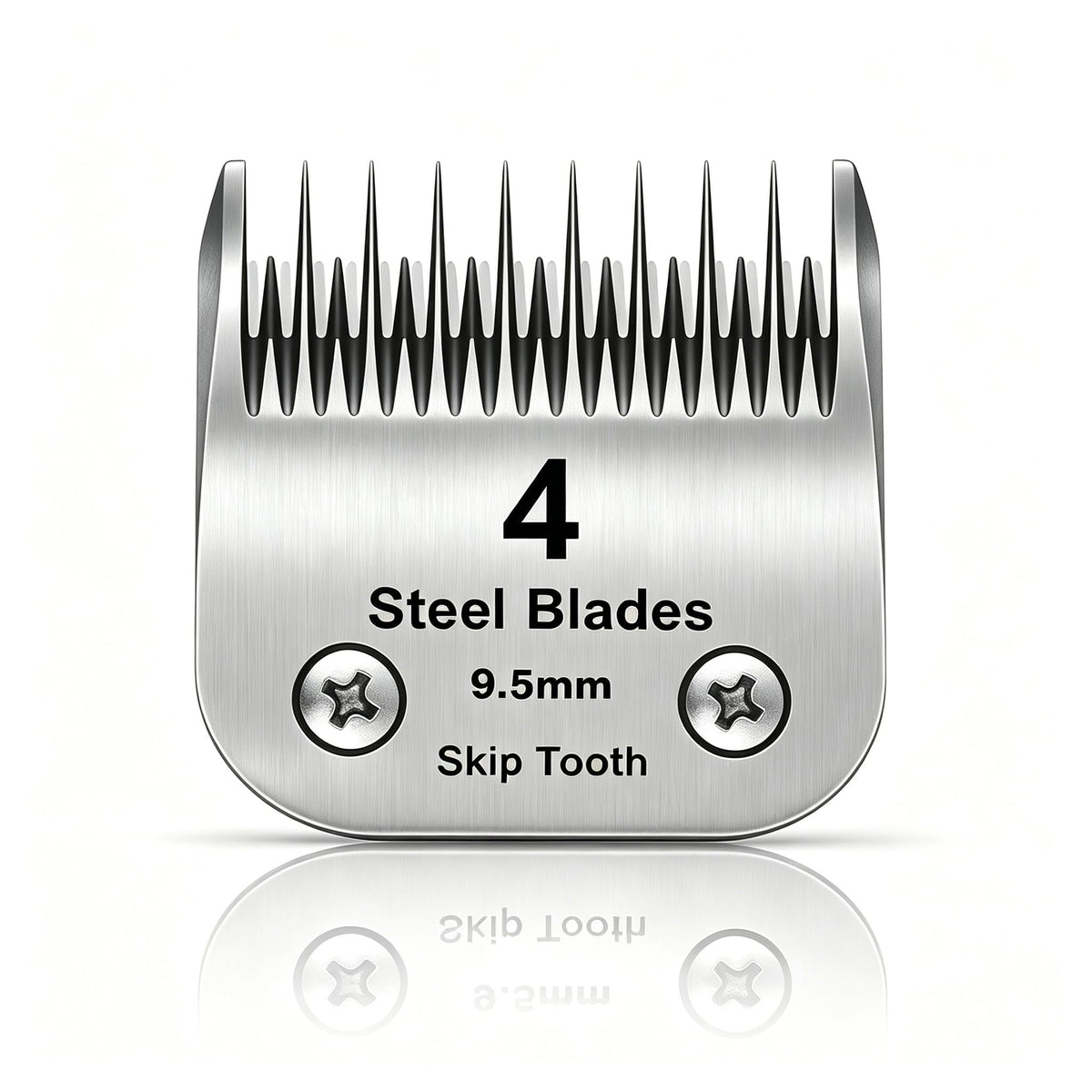 DODAER 4 skip tooth blade closeup for precise grooming on dense coats