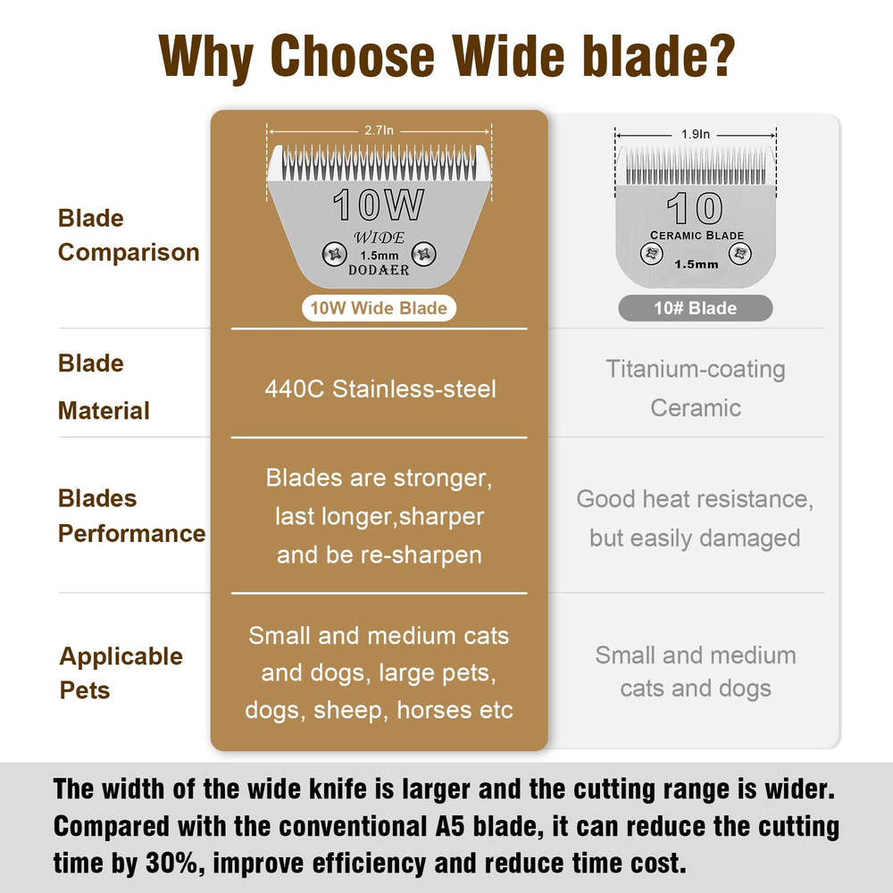 DODAER 440C stainless-steel blade close-up showing durability
