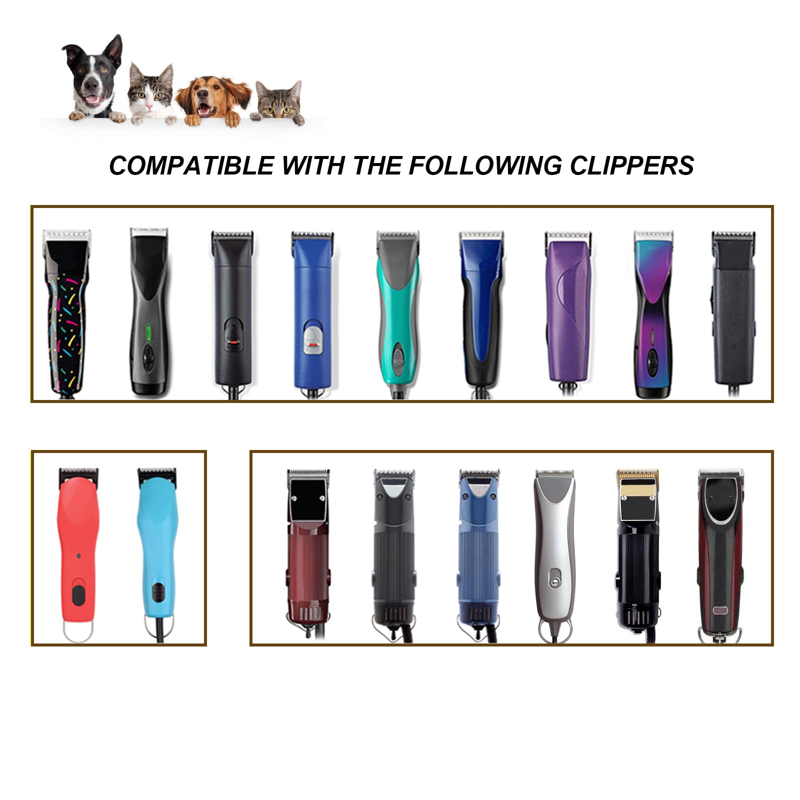 DODAER 440C stainless-steel comb blade profile highlighting rust resistance