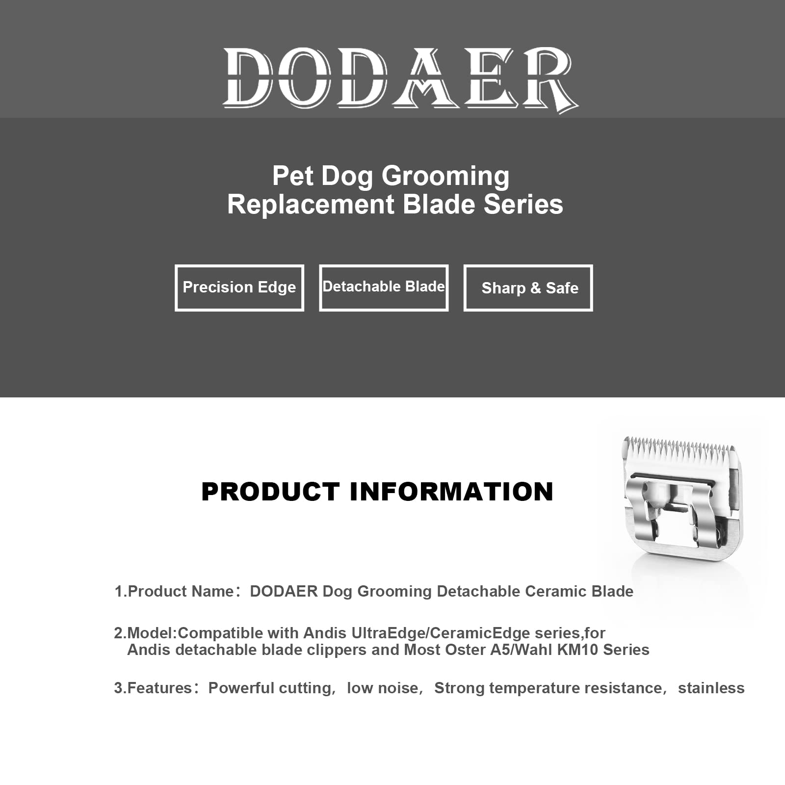 DODAER 4F blade close-up for a 3/8 inch cutting length.