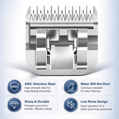 DODAER 440C stainless steel blade highlighting rust resistance.