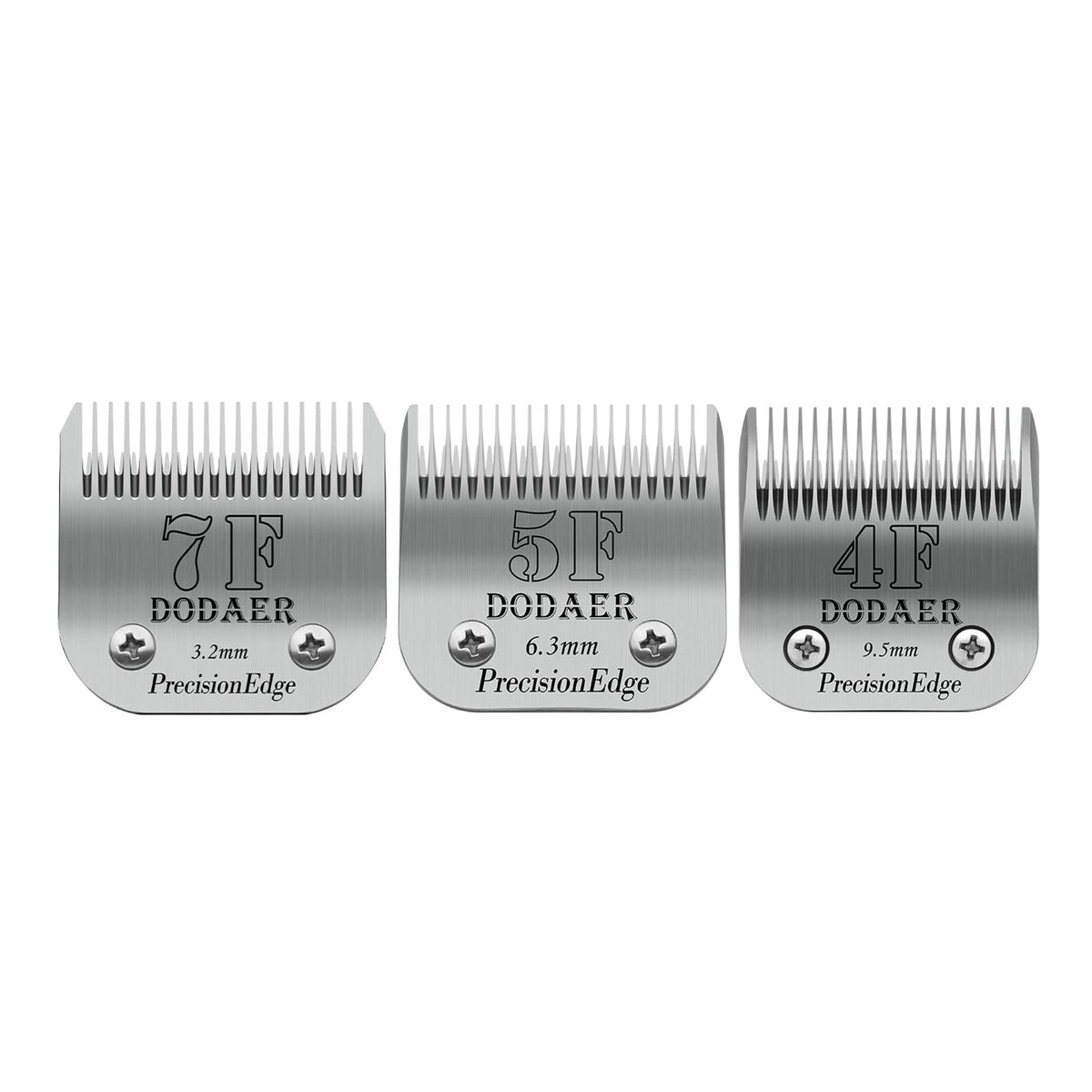 DODAER 7F blade close-up for precise 1/8 inch cutting length.