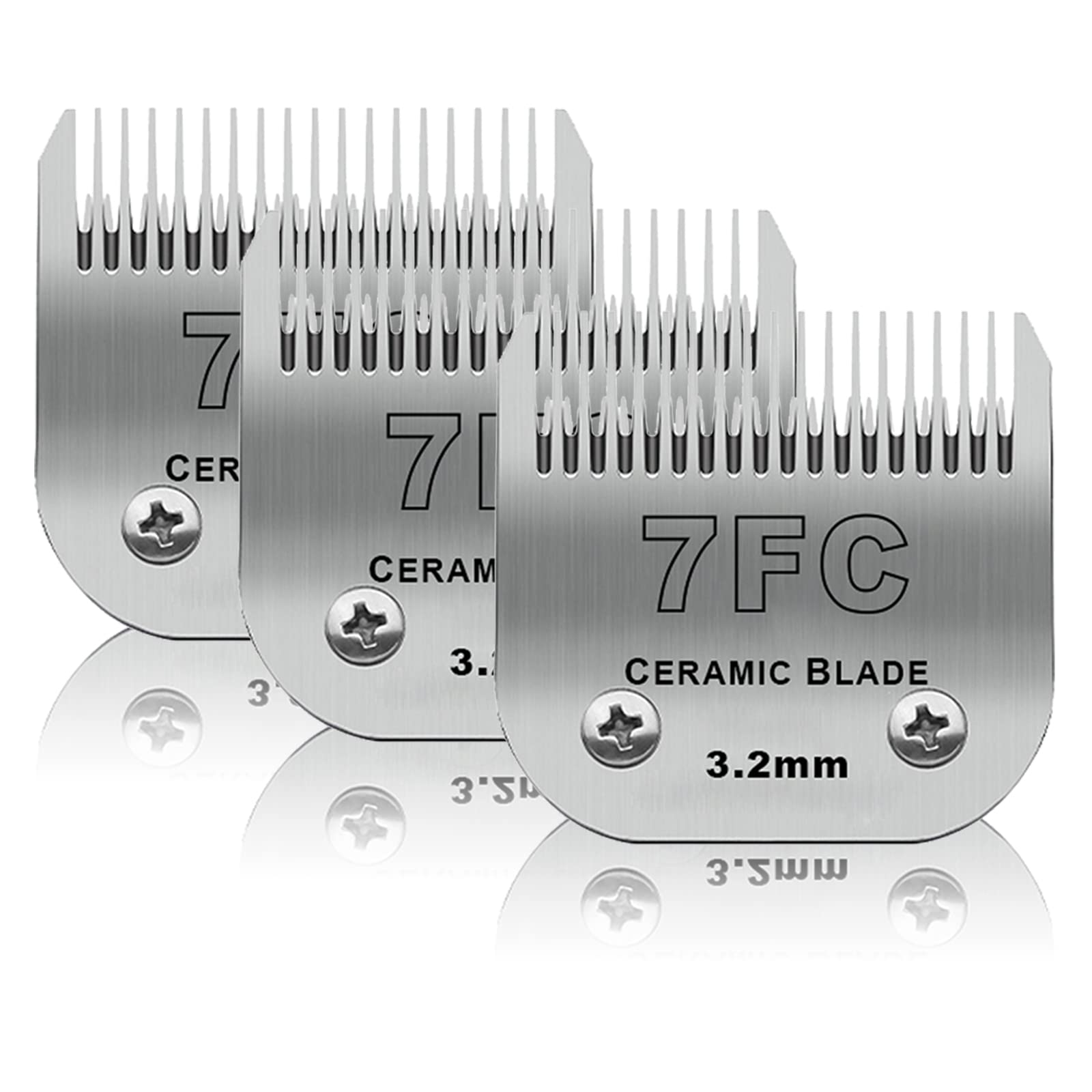 DODAER 7FC blade pack with three detachable blades for versatile grooming