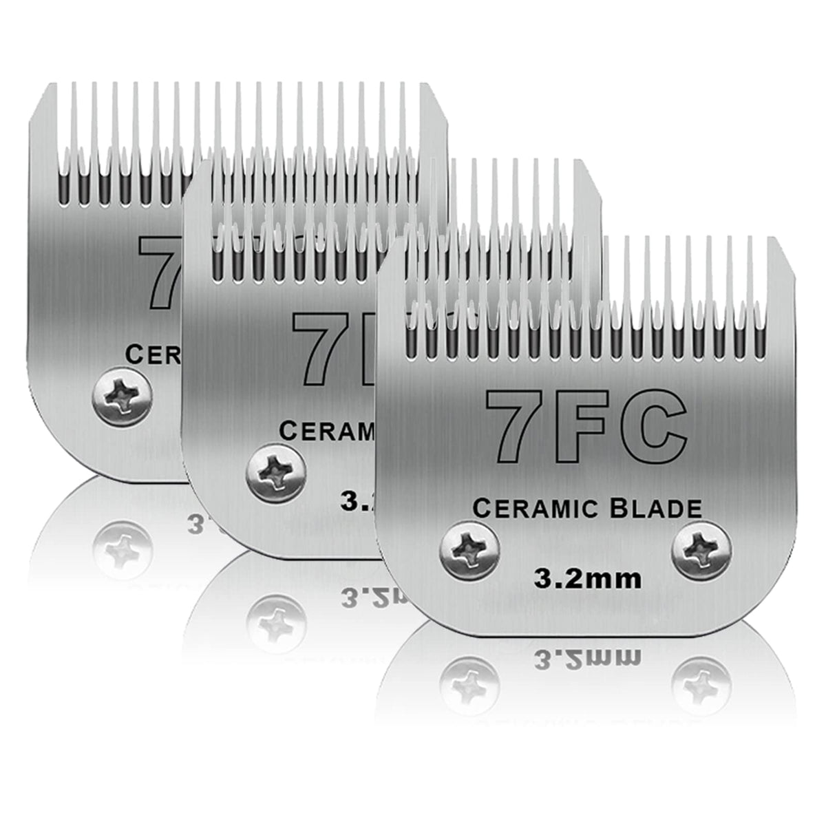 DODAER 7FC blade pack with three detachable blades for versatile grooming