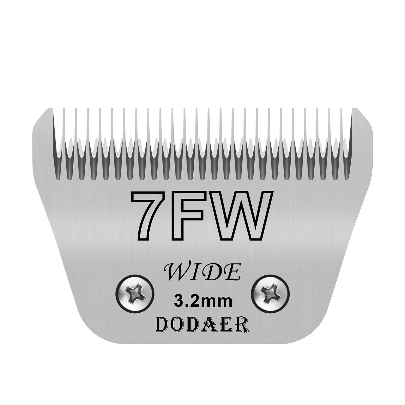 DODAER 7FW wide blade ready for large pet trimming and efficiency