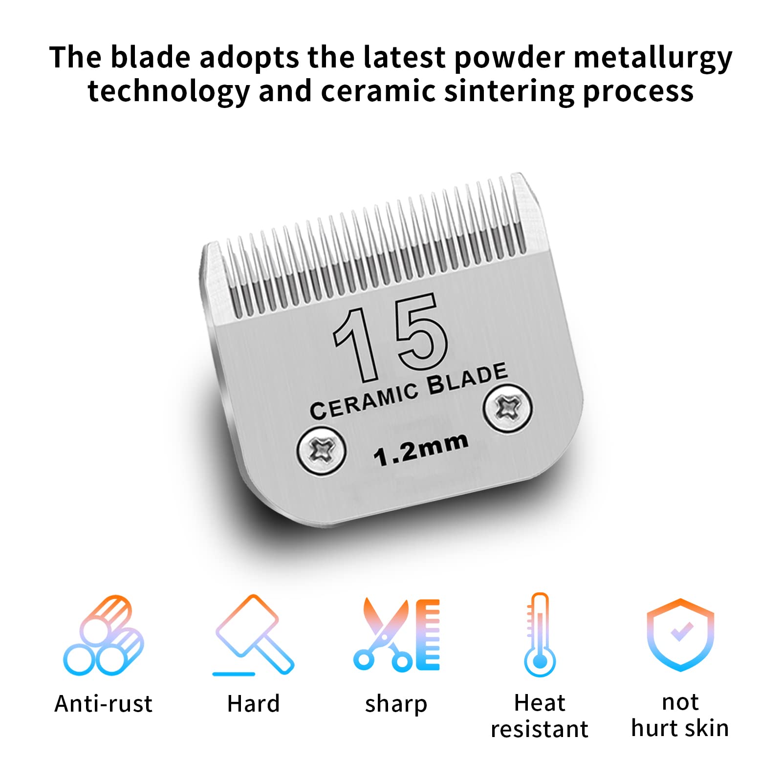 Ceramic-coated blade by DODAER for cooler operation and smooth cuts