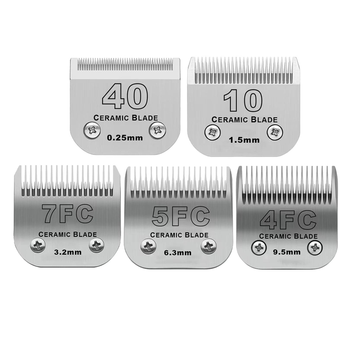 DODAER ceramic shear blade close-up for precise, quiet grooming.