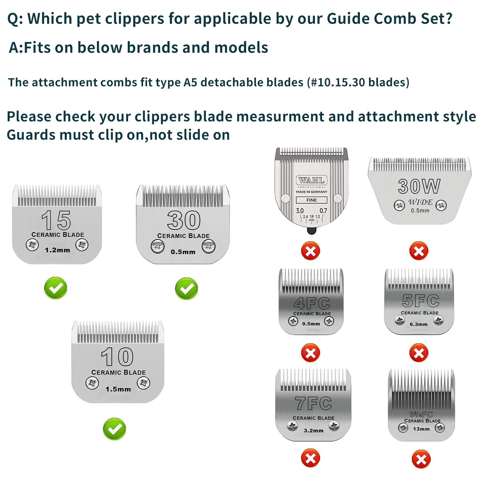 DODAER clipper compatibility with A5 detachable blades 10/15/30 for quick swaps.
