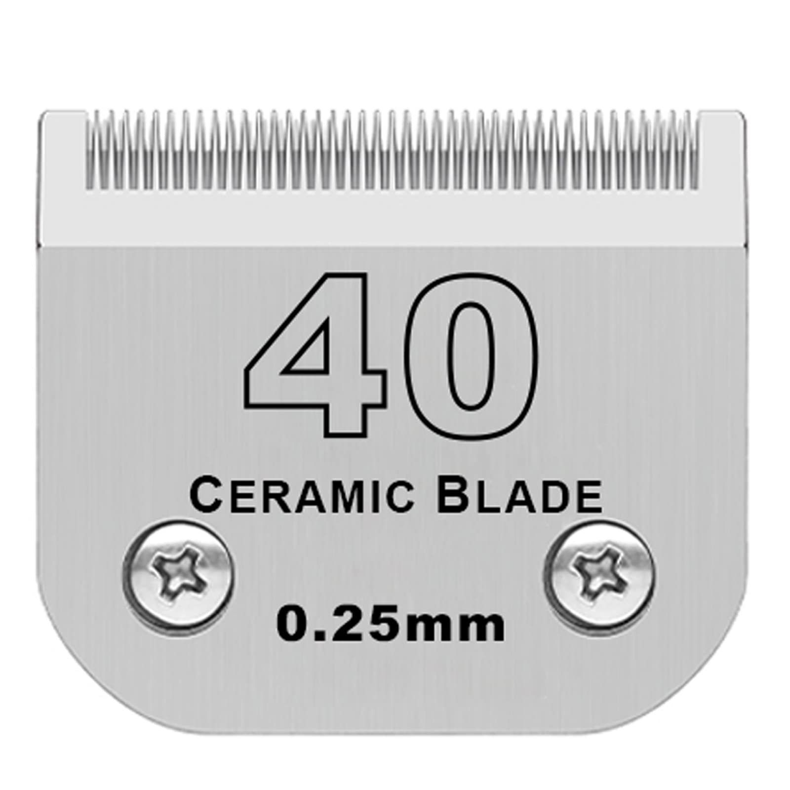 DODAER detachable ceramic blade close-up showing sharp precision for smooth grooming.