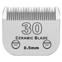 DODAER detachable clipper ceramic blade close-up for precise pet grooming