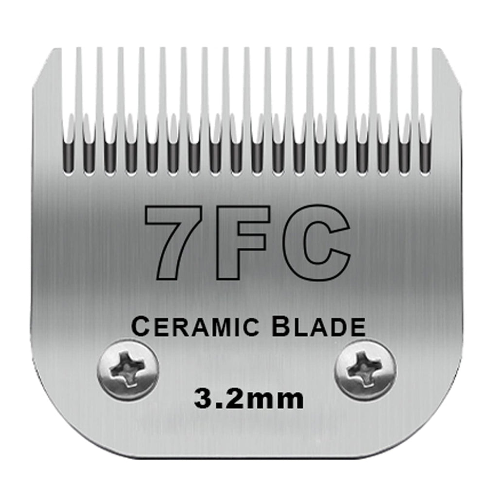 DODAER 7FC detachable blade close-up showing precise cutting edge for pets.