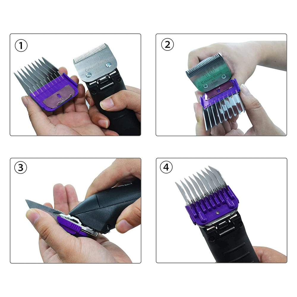 DODAER guide comb yellow 16mm for heavy coats and longer trims