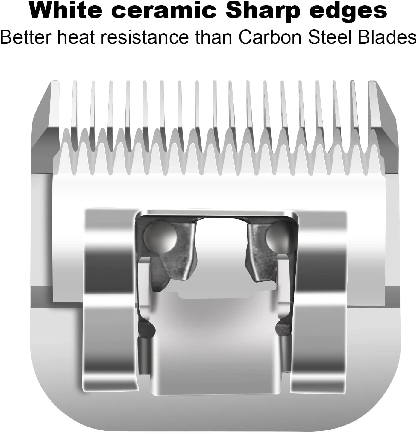 DODAER 440C stainless comb blade resists rust during grooming sessions.