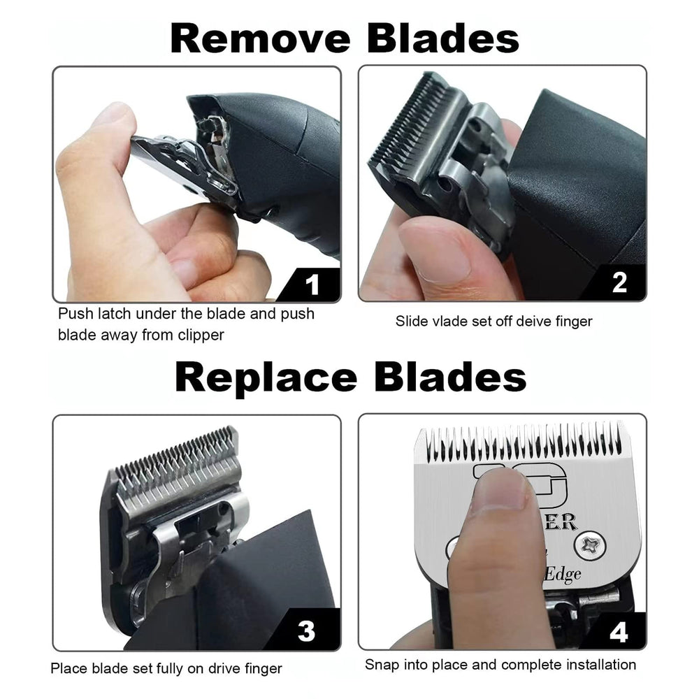 DODAER three-count blade set in packaging for easy replacement.