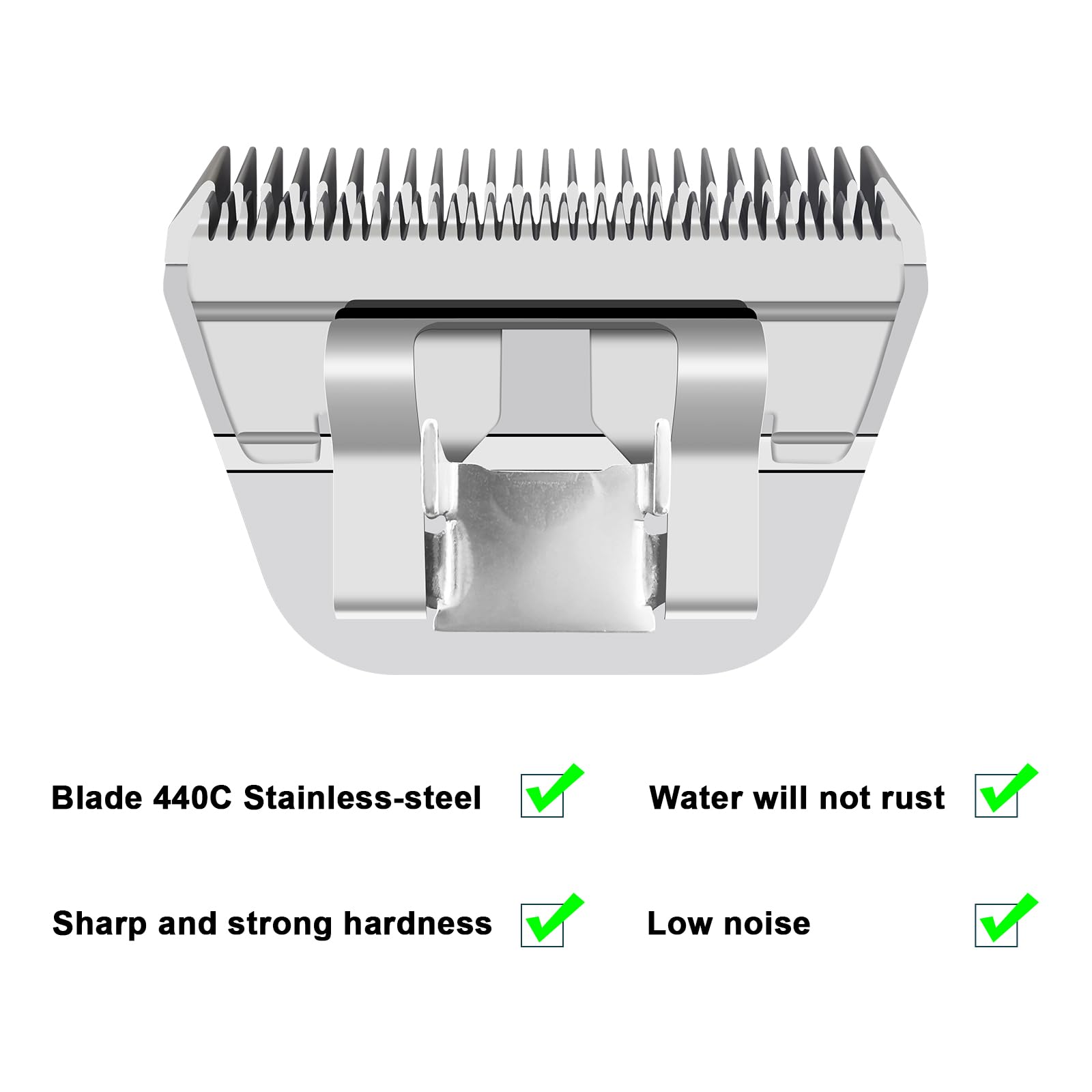 DODAER wide blade on large pets enables faster bulk trimming