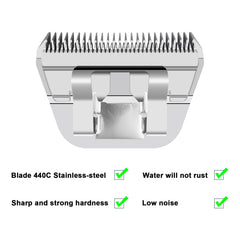 DODAER wide blade on large pets enables faster bulk trimming