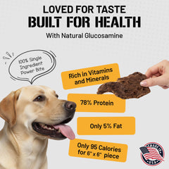 Dog Chits Bison Lung Fillets bite-sized pieces ideal for easy training rewards.