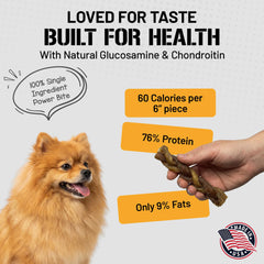 Dog Chits Lamb Esophagus Chews braided texture closeup highlights durable, engaging chew