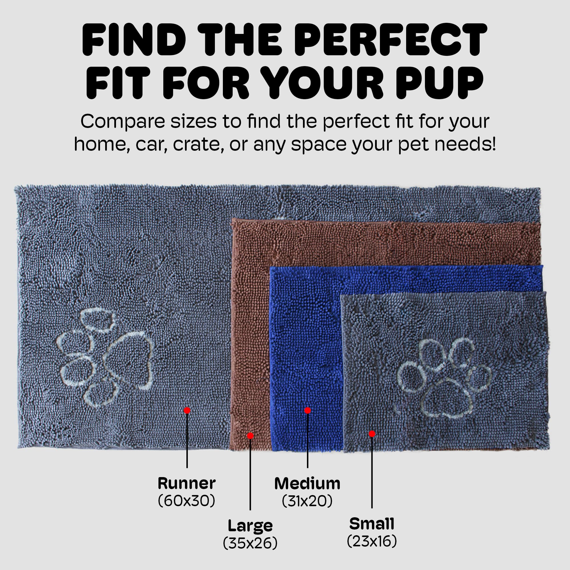 Dog Gone Smart Dirty Dog Doormat is machine washable for easy cleaning.