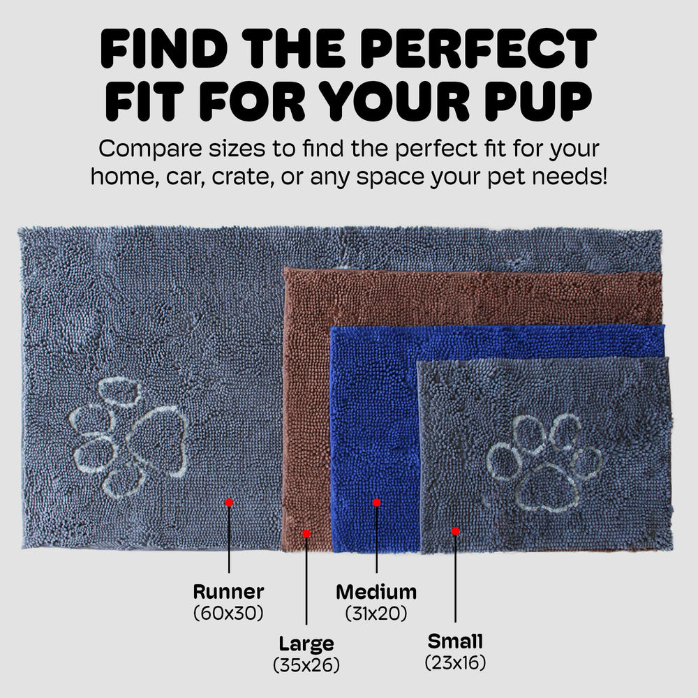 Dog Gone Smart Dirty Dog Doormat is machine washable for easy cleaning.