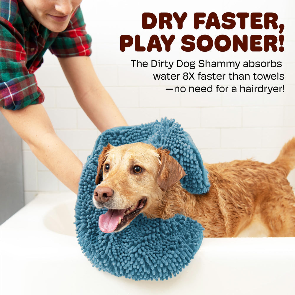 Dog Gone Smart Dirty Dog Shammy antimicrobial technology helps fabrics stay fresher.