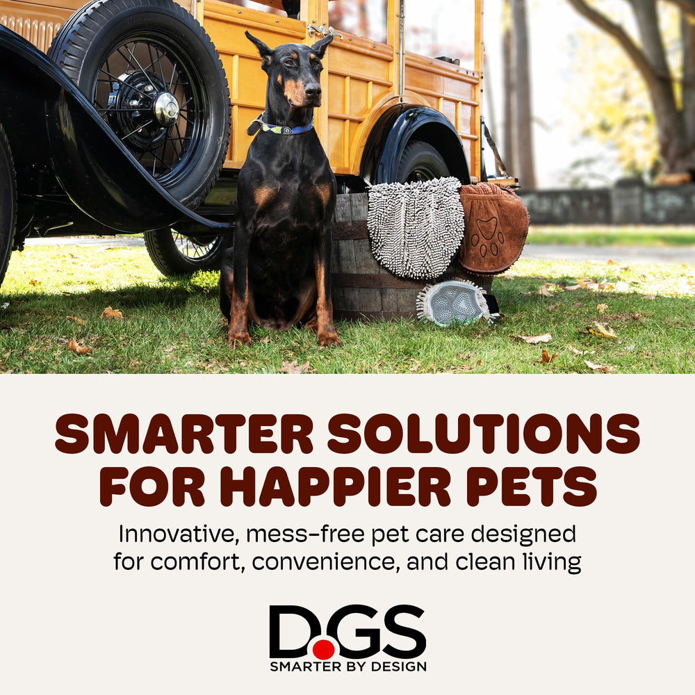 Dog Gone Smart Dirty Dog Shammy machine washable design for easy cleaning.