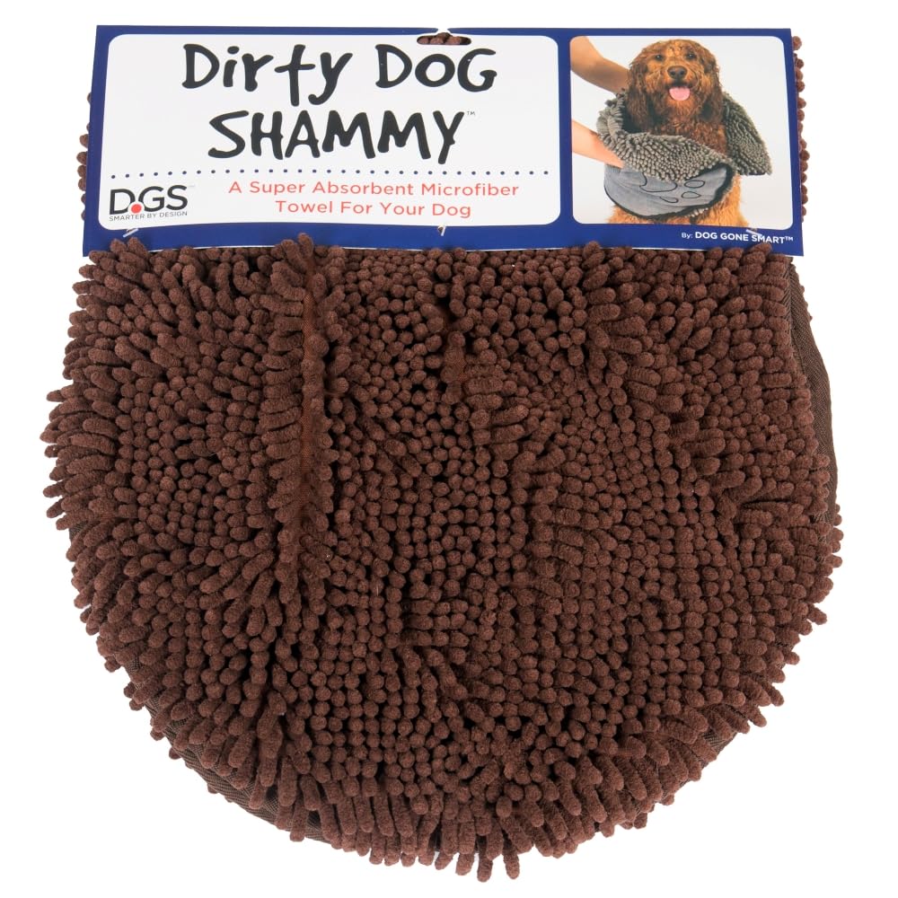 Dog Gone Smart Dirty Dog Shammy ideal for beach, rain, and muddy adventures.