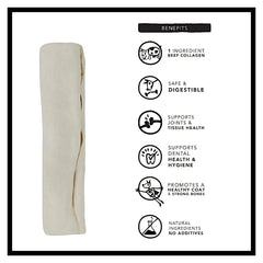 Dog Munchies Retriever Roll texture closeup shows natural variation and chew-ready surface.