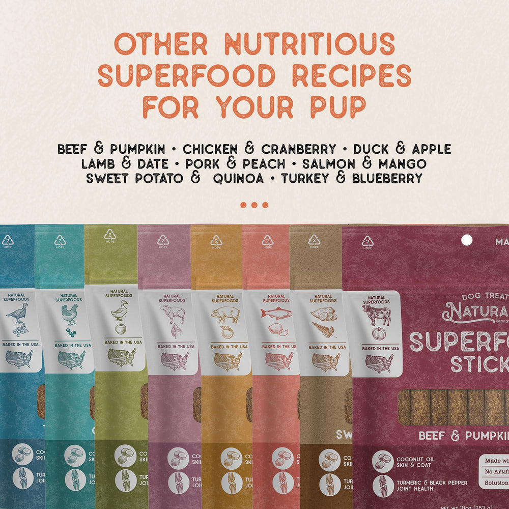 Dog Treat Naturals recyclable bag image—packaging aligns with eco-friendly practices.