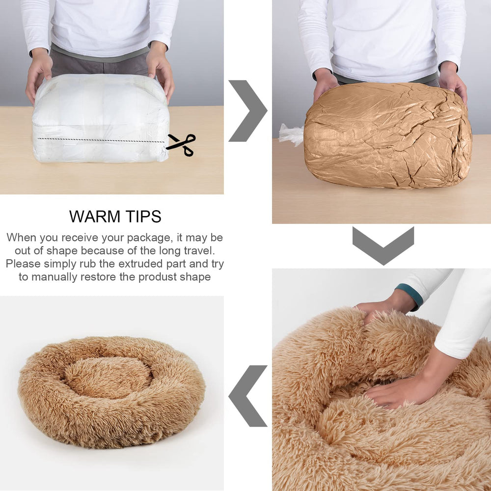 DogBaby versatile round bed for dogs and cats of all sizes