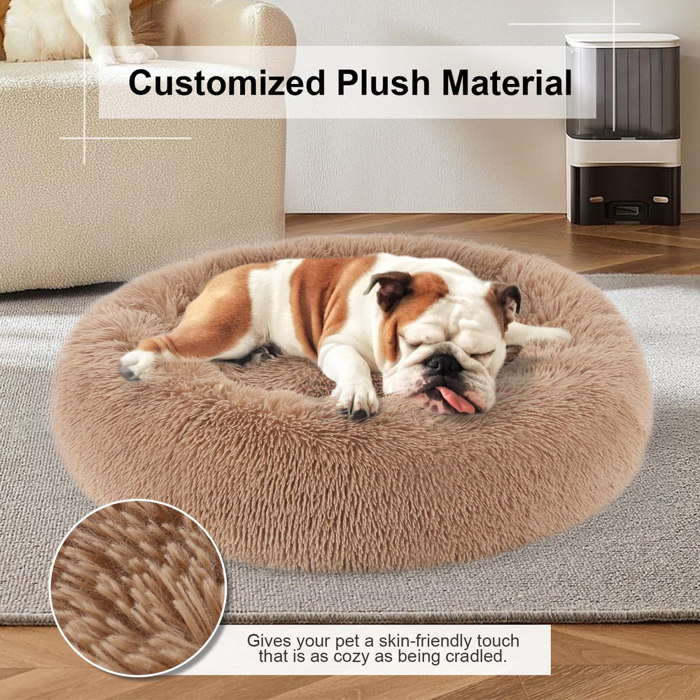 DogBaby 1-year warranty for this cuddly round bed
