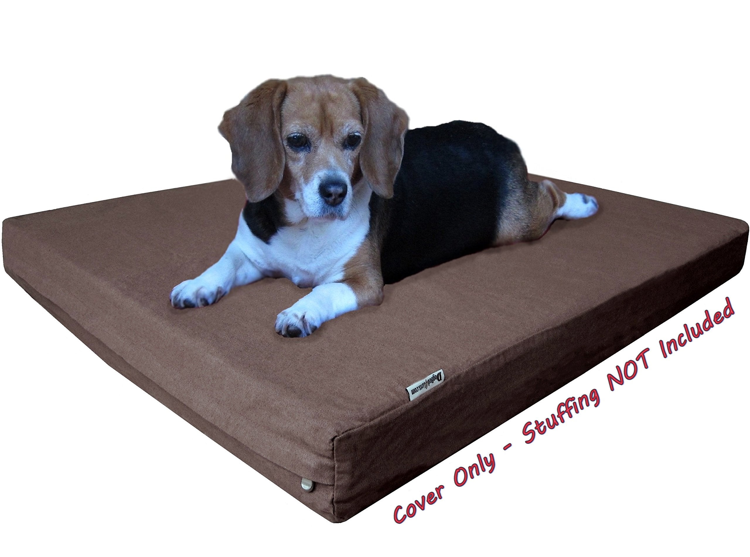 Dogbed4less denim replacement cover supports DIY bed customization.