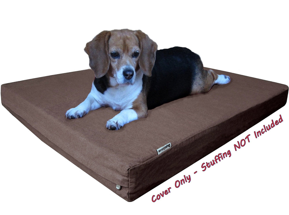 Dogbed4less denim replacement cover supports DIY bed customization.