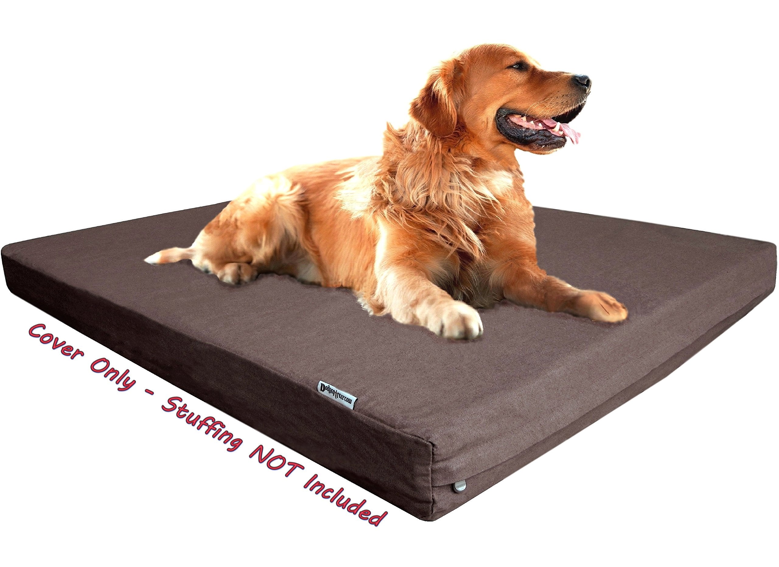 Top and bottom interchangeable denim cover for versatile use in pet beds.