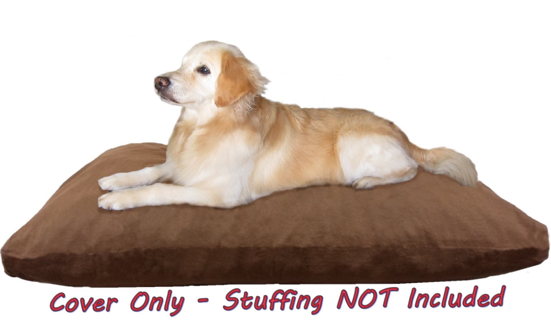 XL 40x35x4 inch fit shown on memory foam pad from Dogbed4less.