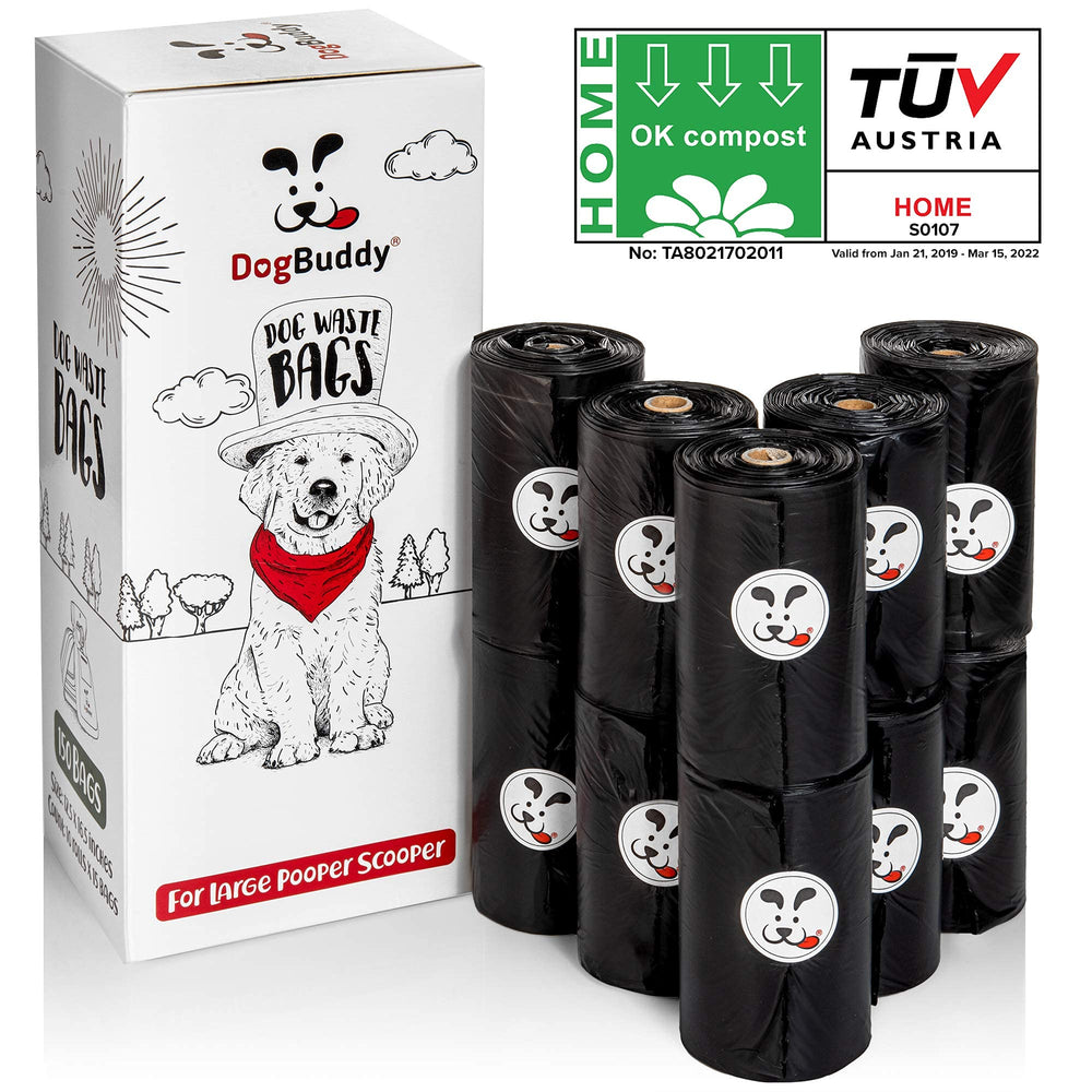 DogBuddy 150-bag bundle includes 10 rolls ready to replace.